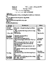 Giáo án Âm nhạc Lớp 1 - Tuần 10 - Năm 2015-2016
